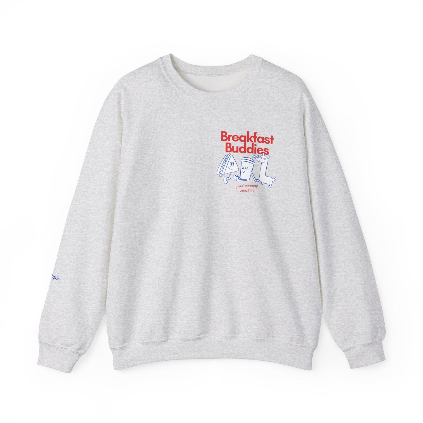 breakfast buddies ash crewneck - Posh Pet Services