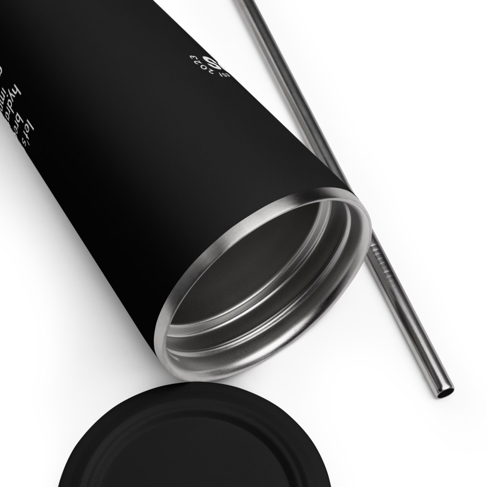 black travel cup - Posh Pet Services