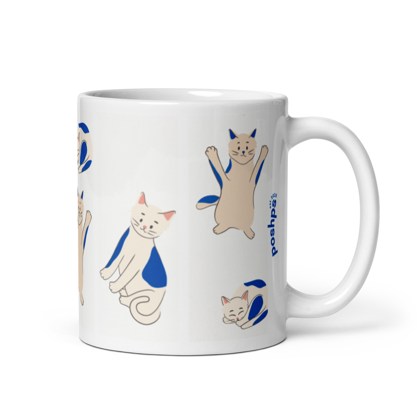 poshps cat mug